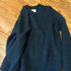 Abercrombie & Fitch Black Crew Neck Sweater